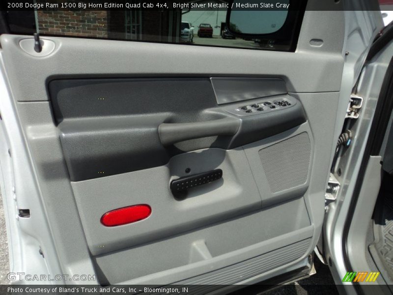 Bright Silver Metallic / Medium Slate Gray 2008 Dodge Ram 1500 Big Horn Edition Quad Cab 4x4