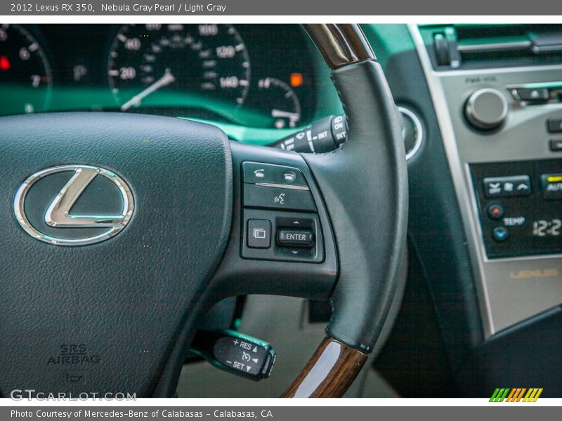 Controls of 2012 RX 350