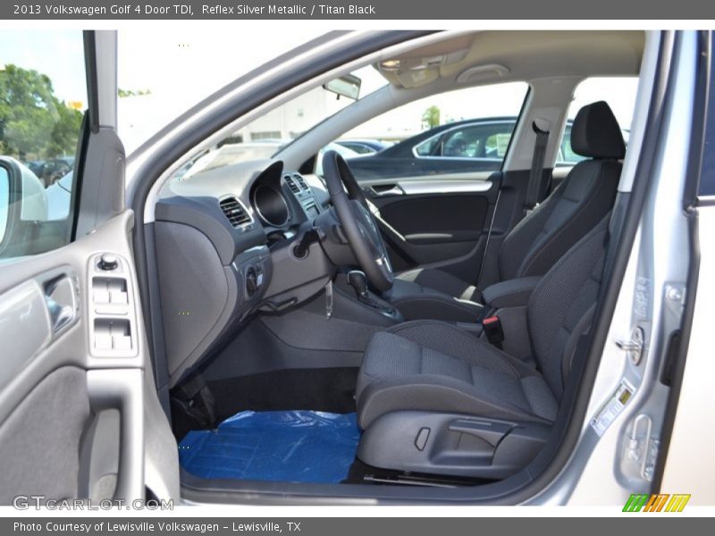 Reflex Silver Metallic / Titan Black 2013 Volkswagen Golf 4 Door TDI