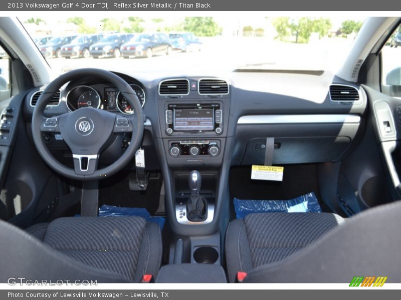 Reflex Silver Metallic / Titan Black 2013 Volkswagen Golf 4 Door TDI