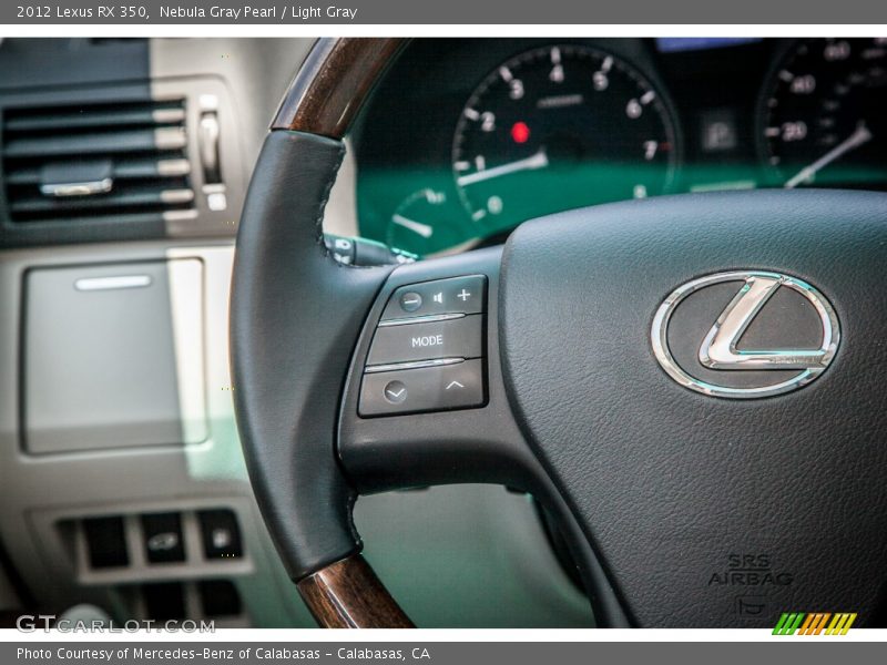 Controls of 2012 RX 350