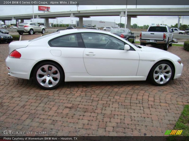 Alpine White / Black 2004 BMW 6 Series 645i Coupe