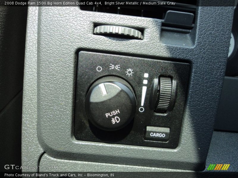 Bright Silver Metallic / Medium Slate Gray 2008 Dodge Ram 1500 Big Horn Edition Quad Cab 4x4