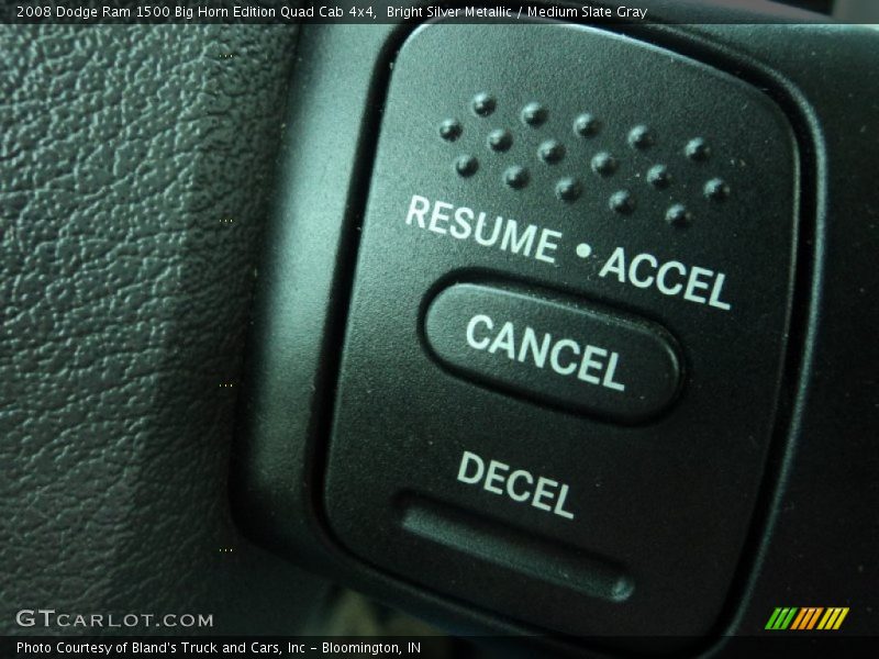 Bright Silver Metallic / Medium Slate Gray 2008 Dodge Ram 1500 Big Horn Edition Quad Cab 4x4