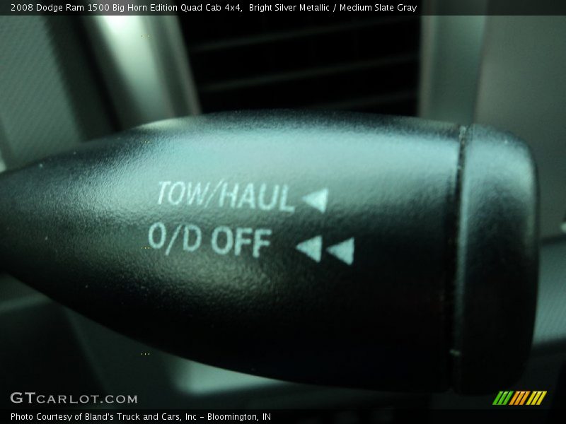 Bright Silver Metallic / Medium Slate Gray 2008 Dodge Ram 1500 Big Horn Edition Quad Cab 4x4