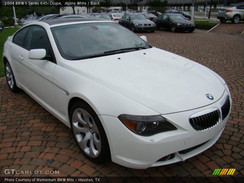 Alpine White / Black 2004 BMW 6 Series 645i Coupe