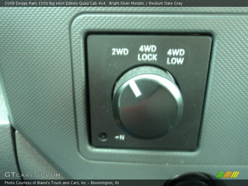 Bright Silver Metallic / Medium Slate Gray 2008 Dodge Ram 1500 Big Horn Edition Quad Cab 4x4