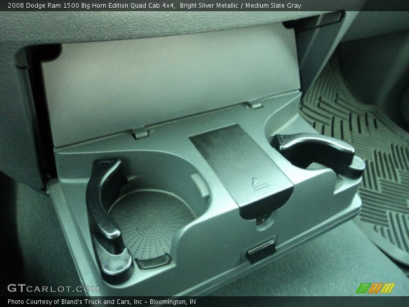 Bright Silver Metallic / Medium Slate Gray 2008 Dodge Ram 1500 Big Horn Edition Quad Cab 4x4