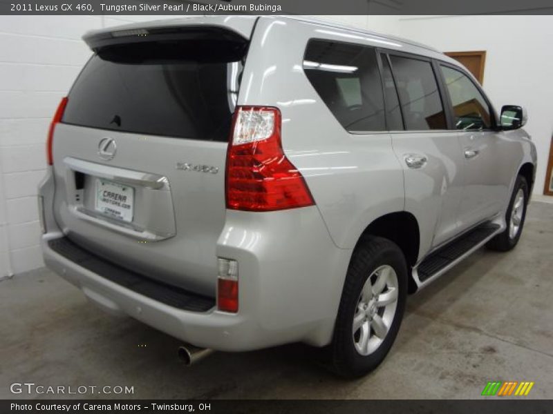 Tungsten Silver Pearl / Black/Auburn Bubinga 2011 Lexus GX 460