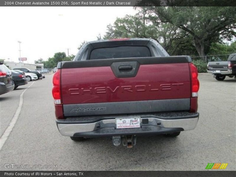 Sport Red Metallic / Dark Charcoal 2004 Chevrolet Avalanche 1500 Z66