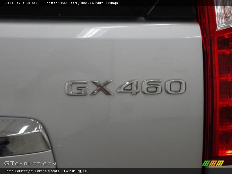 Tungsten Silver Pearl / Black/Auburn Bubinga 2011 Lexus GX 460