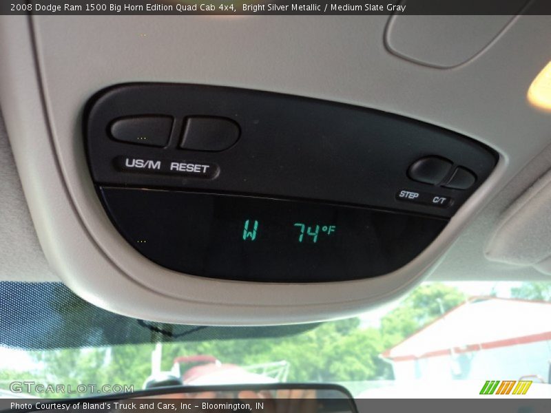 Bright Silver Metallic / Medium Slate Gray 2008 Dodge Ram 1500 Big Horn Edition Quad Cab 4x4