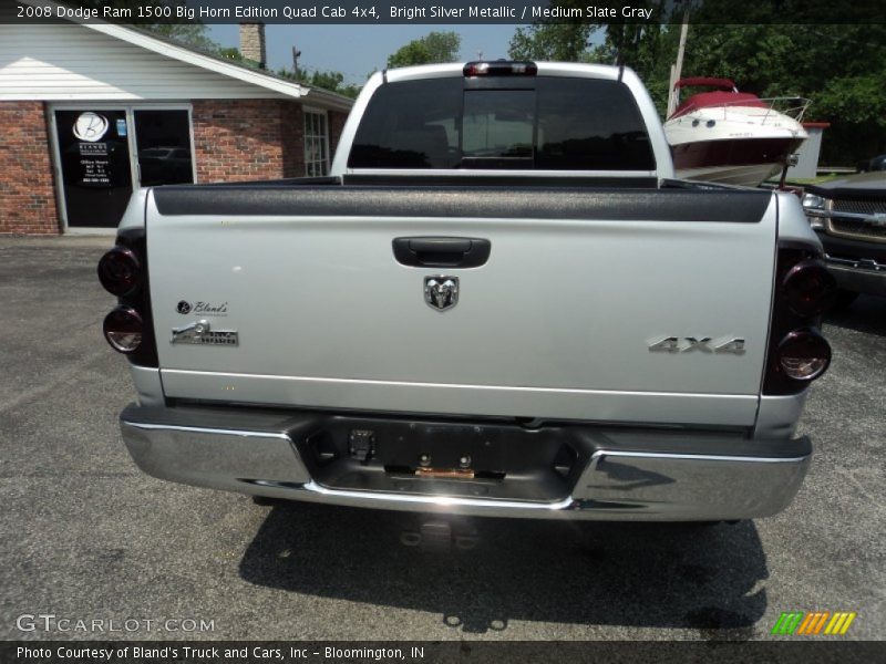 Bright Silver Metallic / Medium Slate Gray 2008 Dodge Ram 1500 Big Horn Edition Quad Cab 4x4