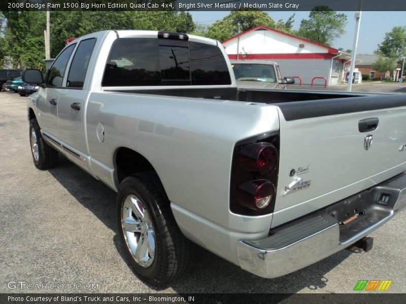 Bright Silver Metallic / Medium Slate Gray 2008 Dodge Ram 1500 Big Horn Edition Quad Cab 4x4