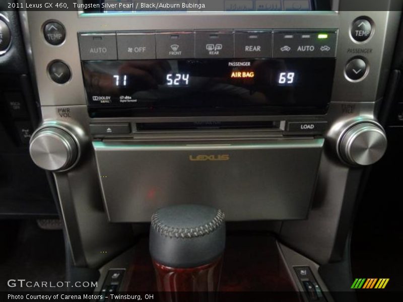 Tungsten Silver Pearl / Black/Auburn Bubinga 2011 Lexus GX 460