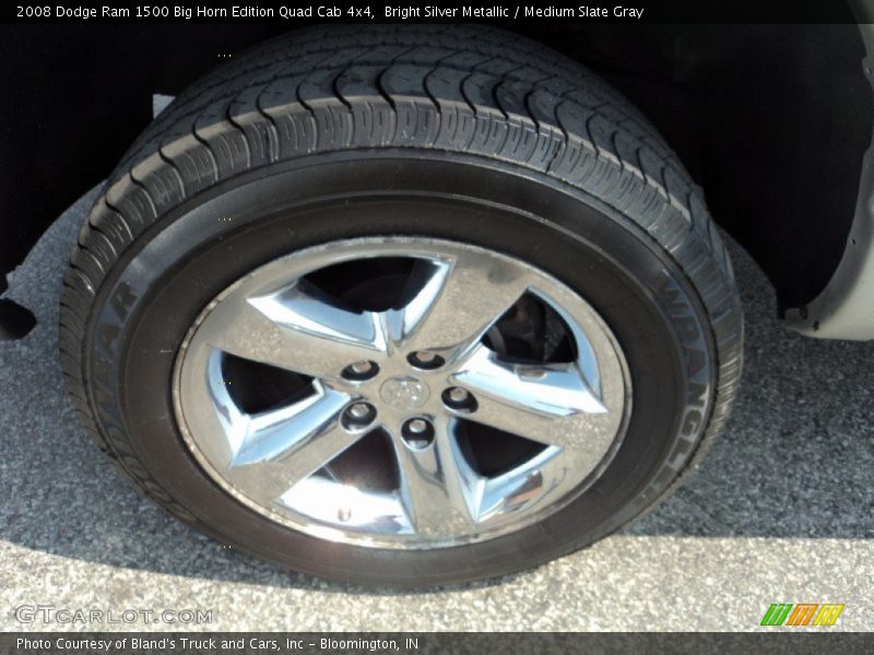 Bright Silver Metallic / Medium Slate Gray 2008 Dodge Ram 1500 Big Horn Edition Quad Cab 4x4
