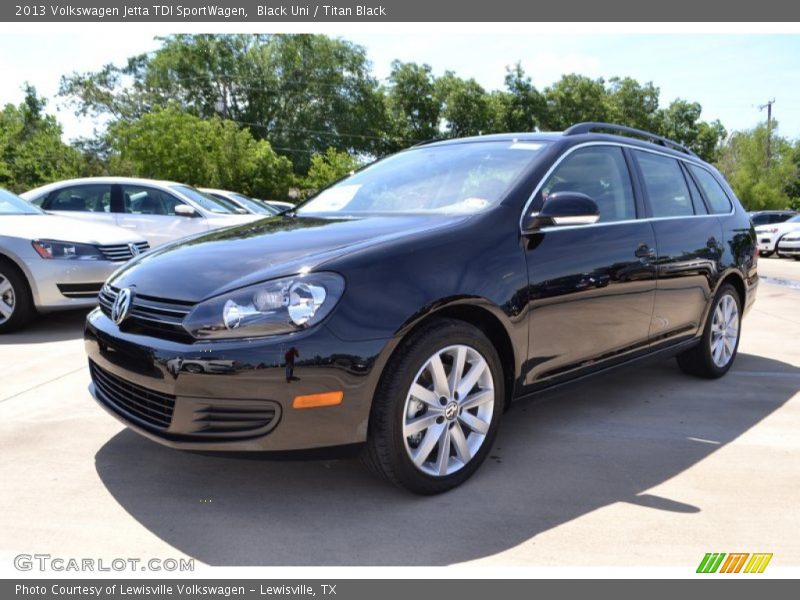 Black Uni / Titan Black 2013 Volkswagen Jetta TDI SportWagen