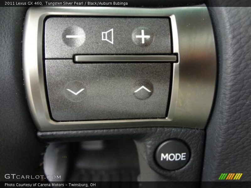 Tungsten Silver Pearl / Black/Auburn Bubinga 2011 Lexus GX 460