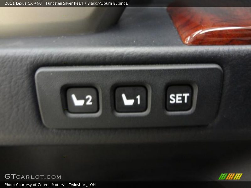 Tungsten Silver Pearl / Black/Auburn Bubinga 2011 Lexus GX 460