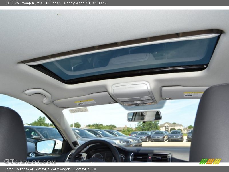 Candy White / Titan Black 2013 Volkswagen Jetta TDI Sedan