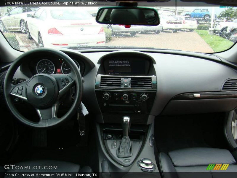 Alpine White / Black 2004 BMW 6 Series 645i Coupe