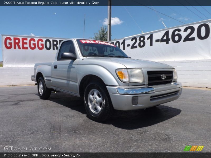 Lunar Mist Metallic / Gray 2000 Toyota Tacoma Regular Cab