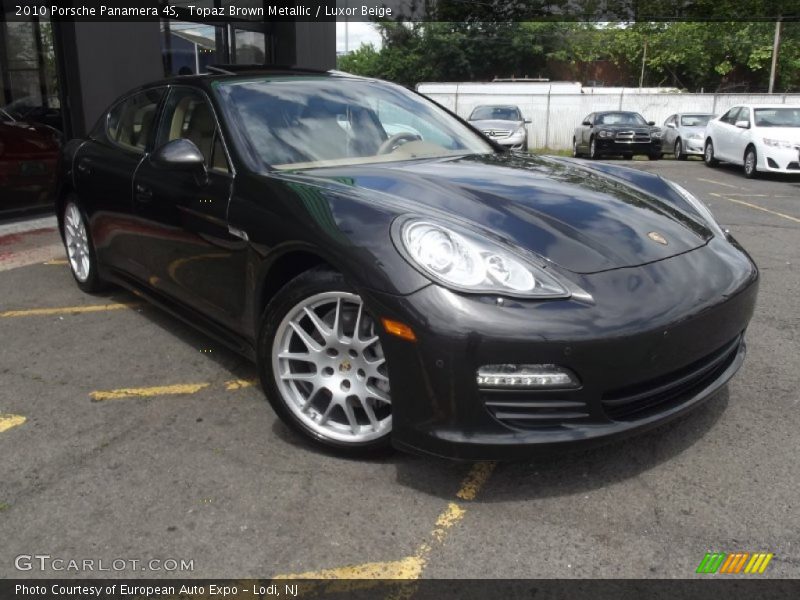 Topaz Brown Metallic / Luxor Beige 2010 Porsche Panamera 4S