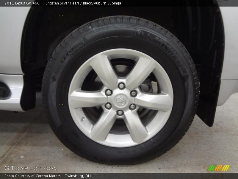 Tungsten Silver Pearl / Black/Auburn Bubinga 2011 Lexus GX 460