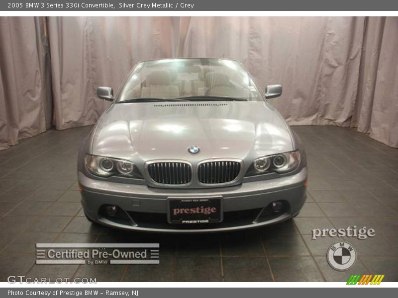 Silver Grey Metallic / Grey 2005 BMW 3 Series 330i Convertible