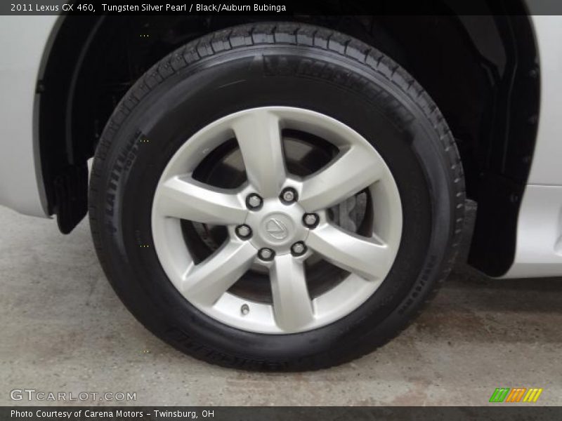 Tungsten Silver Pearl / Black/Auburn Bubinga 2011 Lexus GX 460