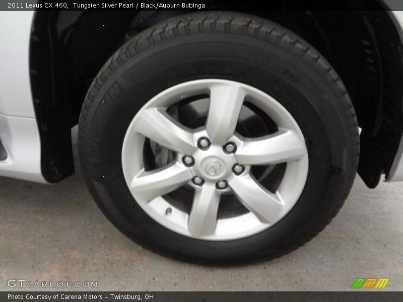 Tungsten Silver Pearl / Black/Auburn Bubinga 2011 Lexus GX 460