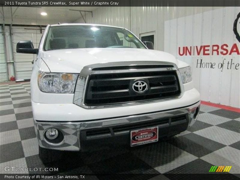 Super White / Graphite Gray 2011 Toyota Tundra SR5 CrewMax