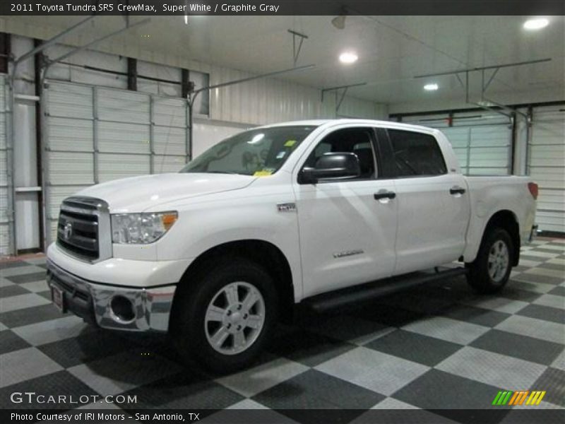Super White / Graphite Gray 2011 Toyota Tundra SR5 CrewMax