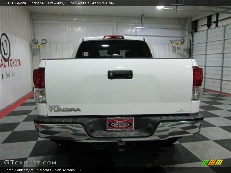 Super White / Graphite Gray 2011 Toyota Tundra SR5 CrewMax