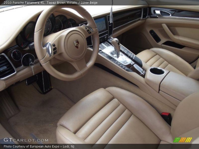 Topaz Brown Metallic / Luxor Beige 2010 Porsche Panamera 4S