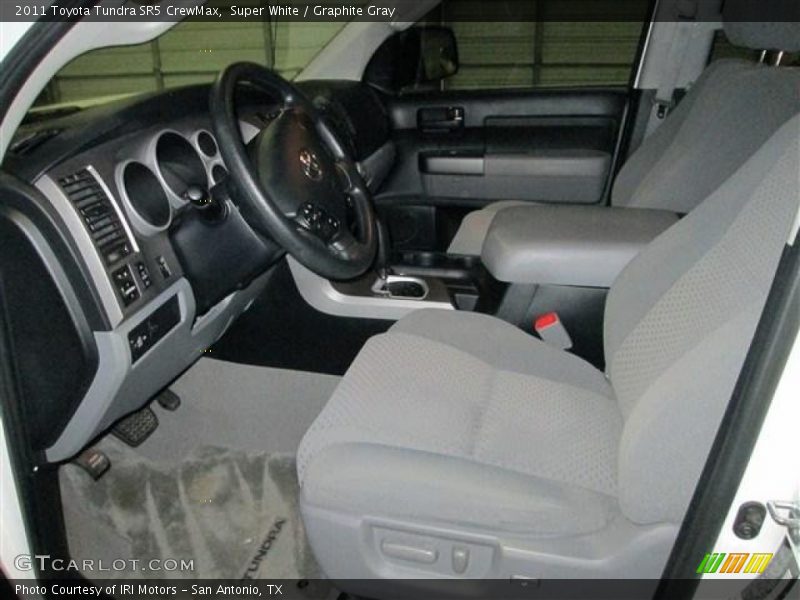 Super White / Graphite Gray 2011 Toyota Tundra SR5 CrewMax