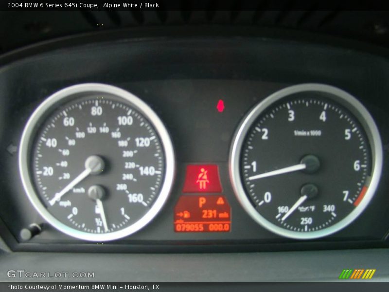 Alpine White / Black 2004 BMW 6 Series 645i Coupe