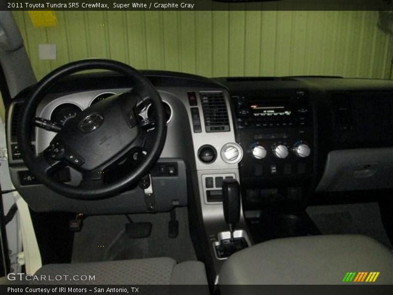 Super White / Graphite Gray 2011 Toyota Tundra SR5 CrewMax