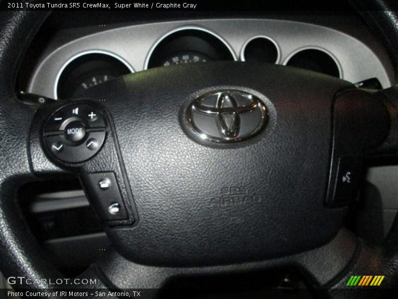 Super White / Graphite Gray 2011 Toyota Tundra SR5 CrewMax