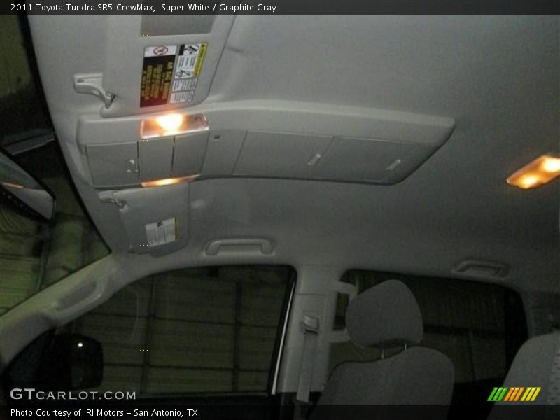 Super White / Graphite Gray 2011 Toyota Tundra SR5 CrewMax