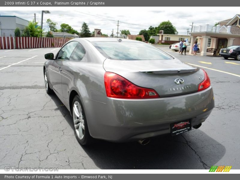 Platinum Graphite / Graphite 2009 Infiniti G 37 x Coupe