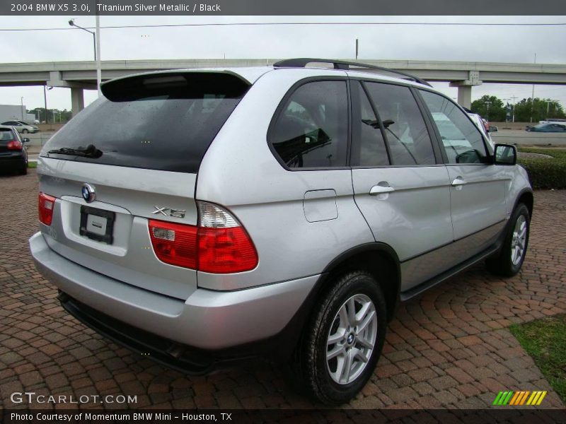 Titanium Silver Metallic / Black 2004 BMW X5 3.0i