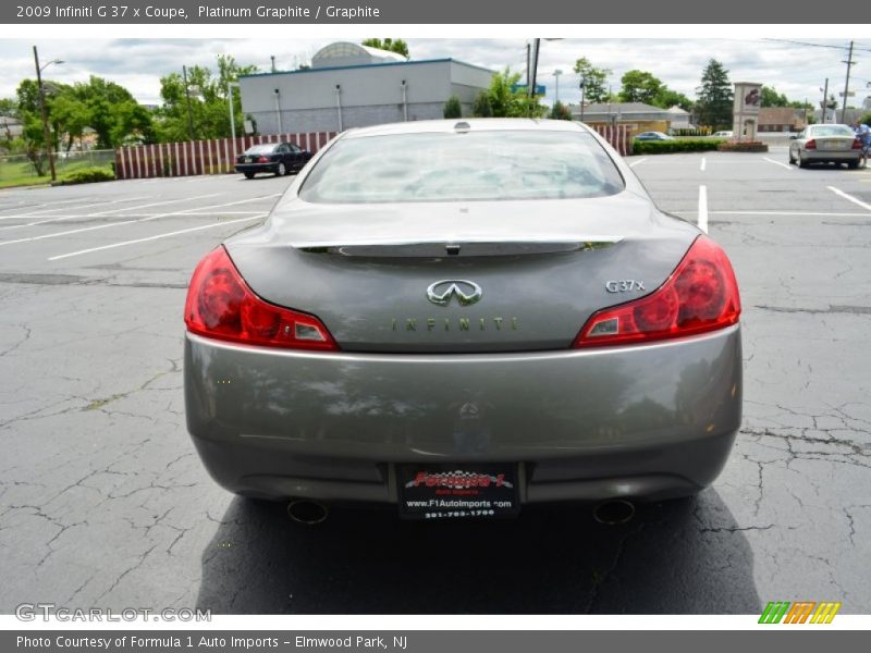 Platinum Graphite / Graphite 2009 Infiniti G 37 x Coupe