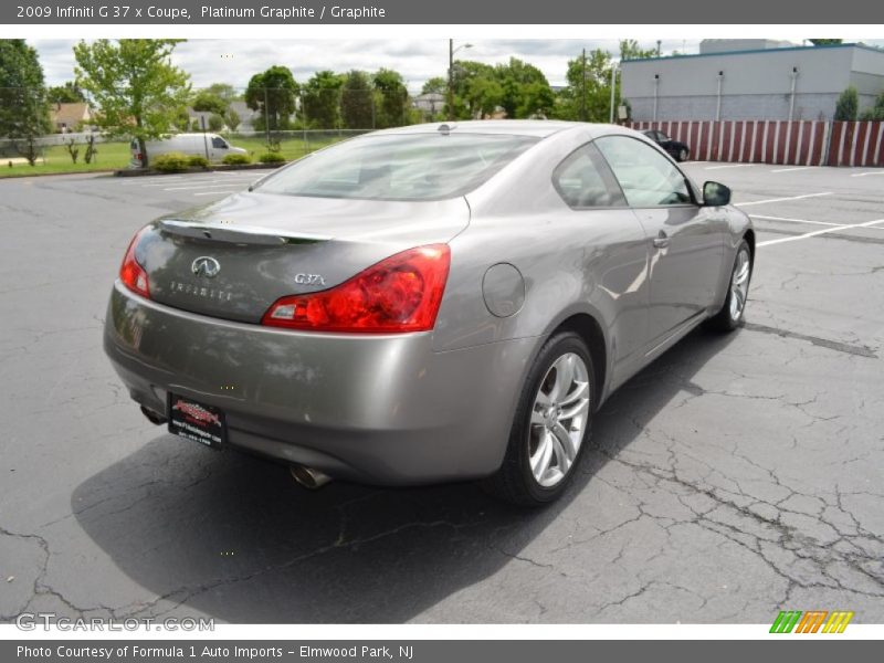 Platinum Graphite / Graphite 2009 Infiniti G 37 x Coupe