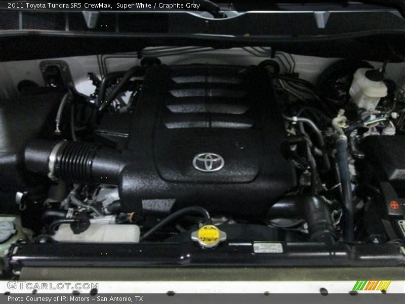 Super White / Graphite Gray 2011 Toyota Tundra SR5 CrewMax