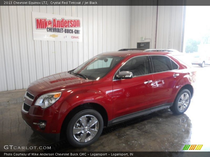 Crystal Red Tintcoat / Jet Black 2013 Chevrolet Equinox LTZ