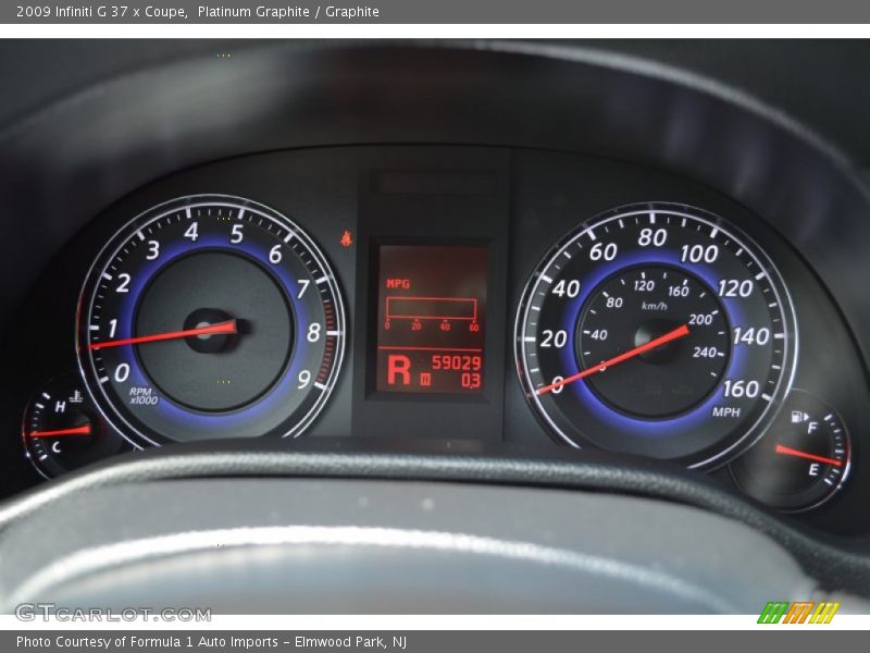 Platinum Graphite / Graphite 2009 Infiniti G 37 x Coupe