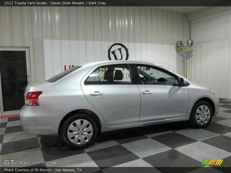 Classic Silver Metallic / Dark Gray 2012 Toyota Yaris Sedan
