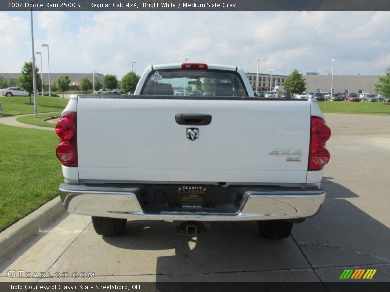 Bright White / Medium Slate Gray 2007 Dodge Ram 2500 SLT Regular Cab 4x4