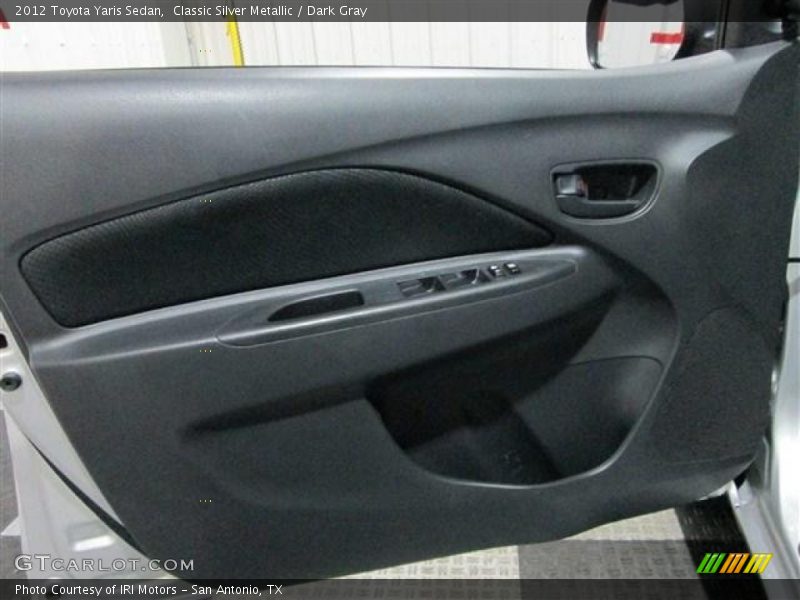 Classic Silver Metallic / Dark Gray 2012 Toyota Yaris Sedan